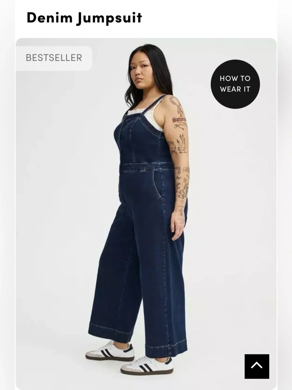 torrid Dark Blue Denim Wide-Leg Overalls size 2